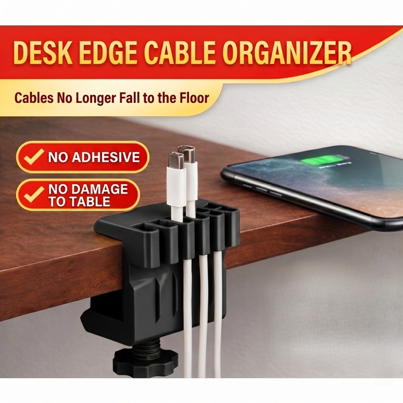 Office Furniture Brands - 3 clips de gestion de câbles