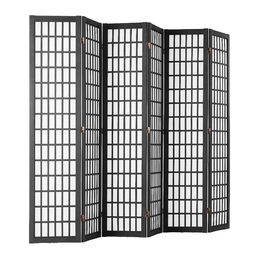 Partition Screen Divider - Paravent japonais à 6 panneaux, écran