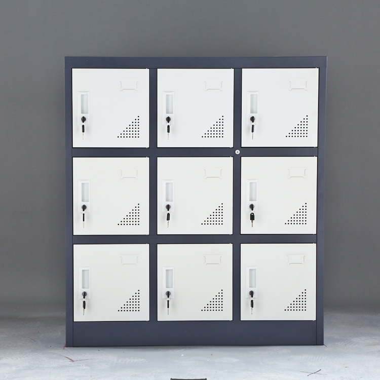 Locker Storage Metal - Casier de rangement métallique à 9
