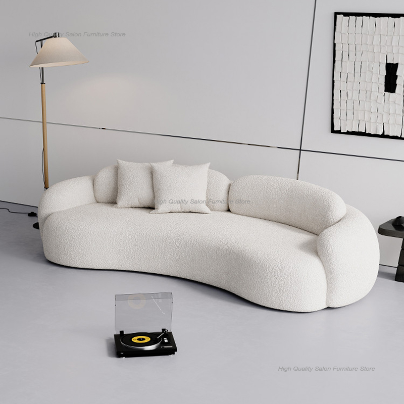 Office Furniture Luxury - Canapé de réception de style crème