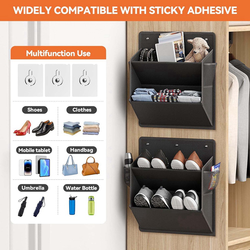 Lot de 2 rangements à chaussur - Wall Organizer Pocket avis et prix