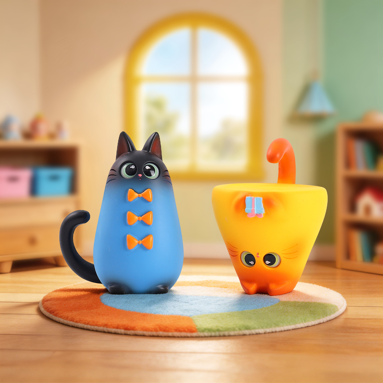 Figurine de chat en résine pou - Office Furniture Brands avis et prix