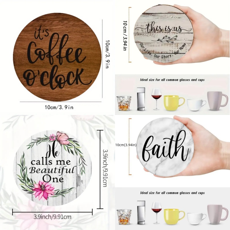 6 sous-verres circulaires en b - Office Furniture Brands avis et prix