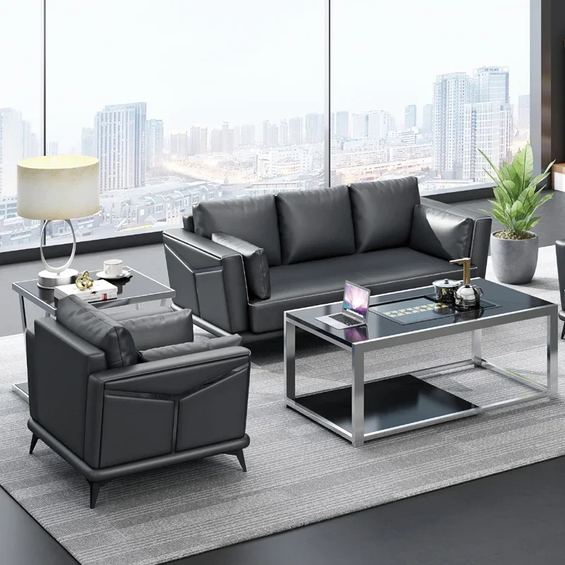 L cuir noir multijoueur groupe - Office Furniture Group avis et prix