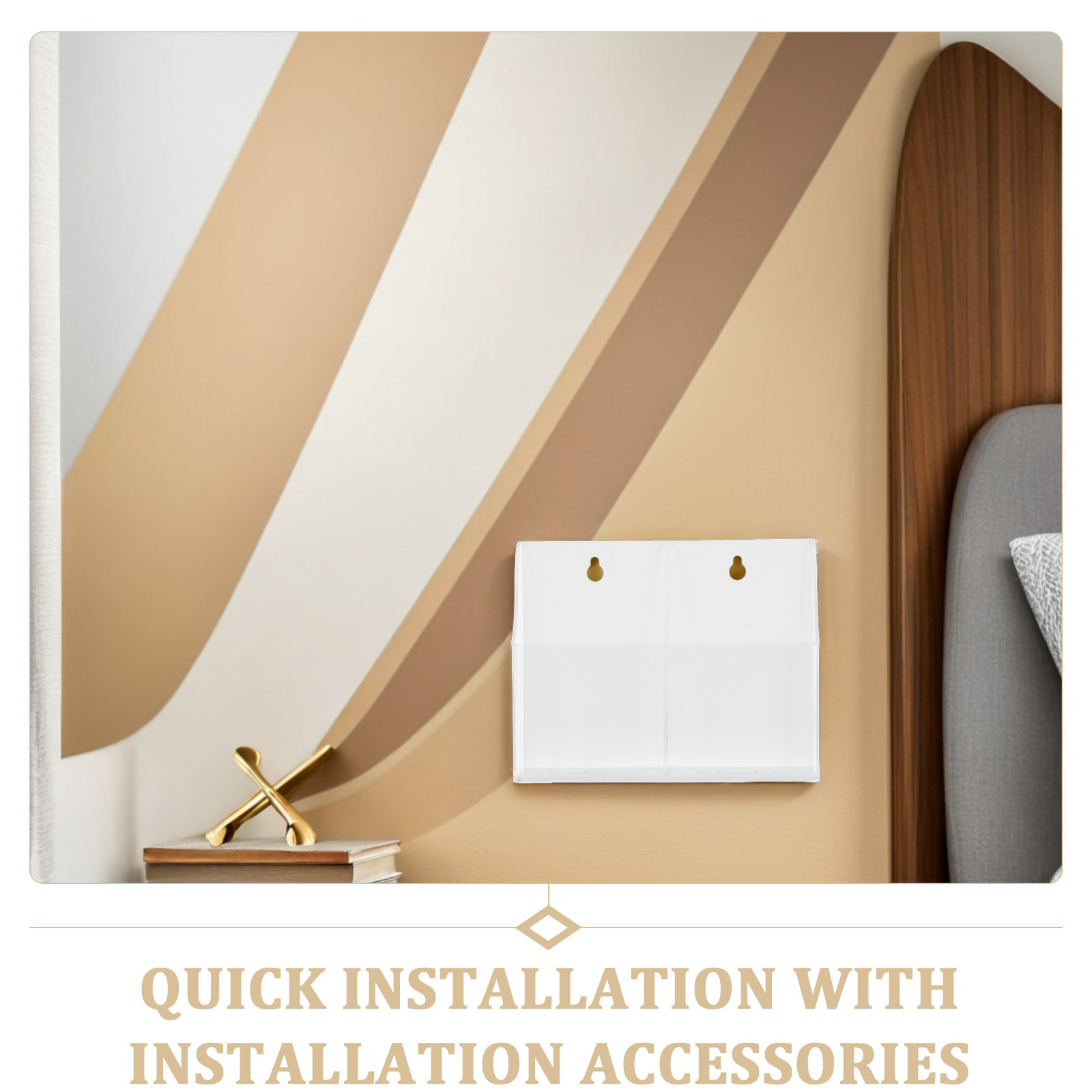 Support mural transparent en a - Wall Organizer Pocket avis et prix