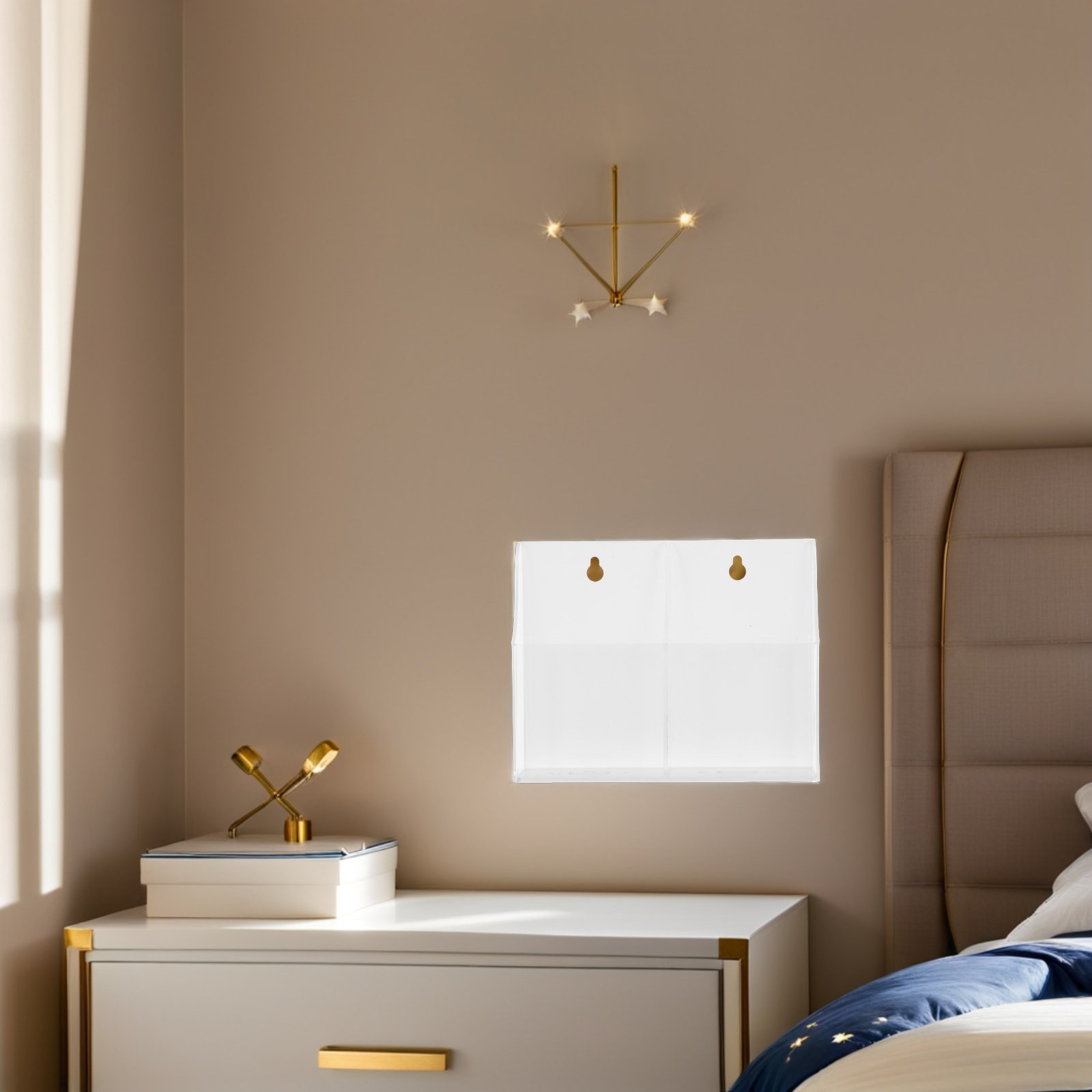 Support mural transparent en a - Wall Organizer Pocket avis et prix