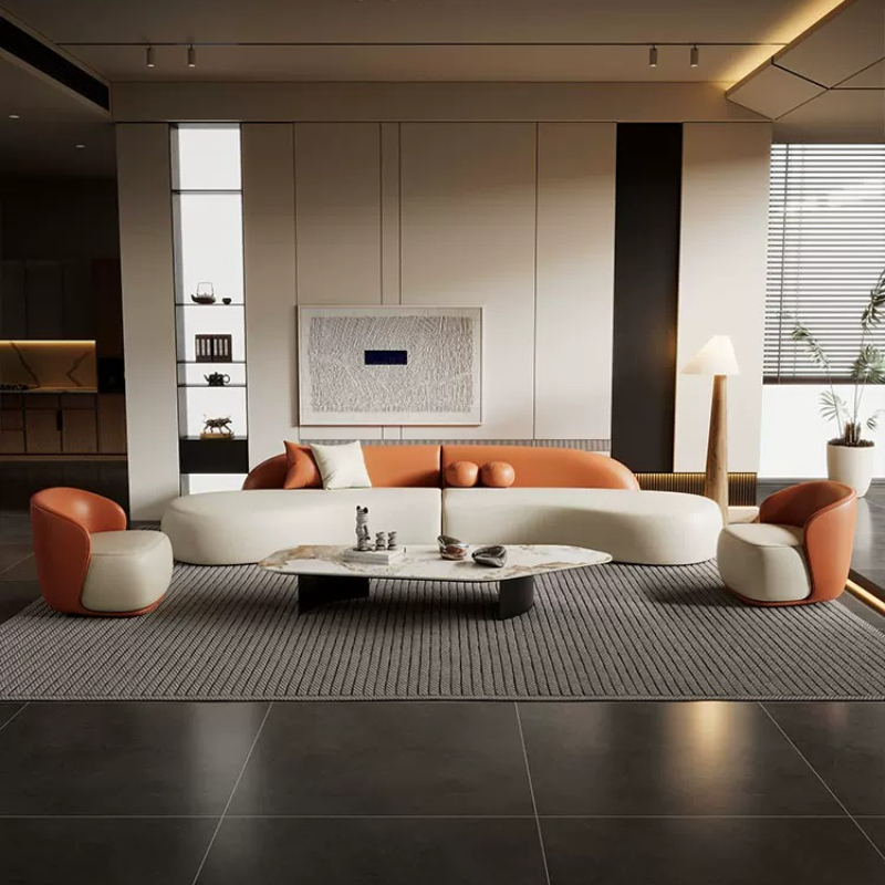 Canapé Courbé de Luxe Italien  - Office Furniture Luxury avis et prix