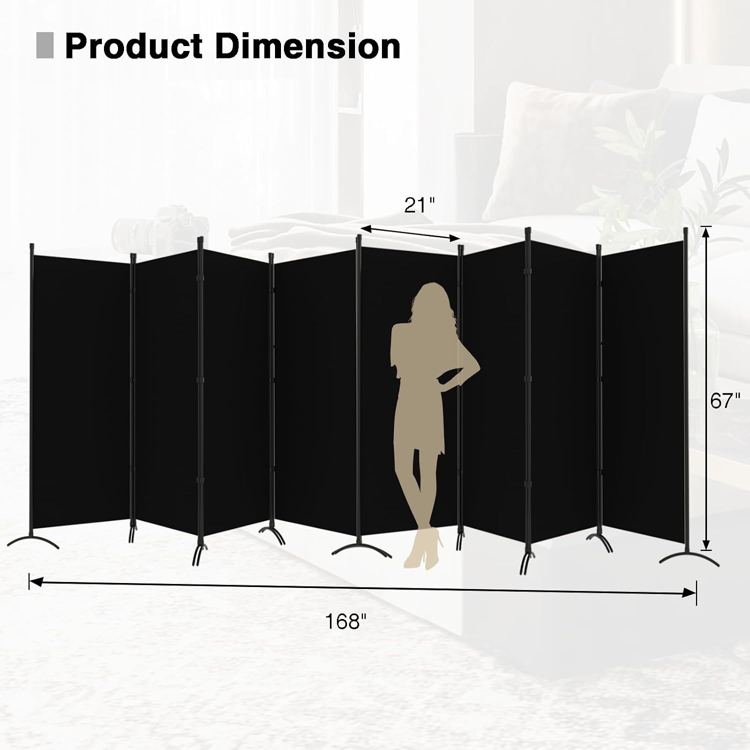 Paravent pliable pour la sépar - Partition Screen Divider avis et prix