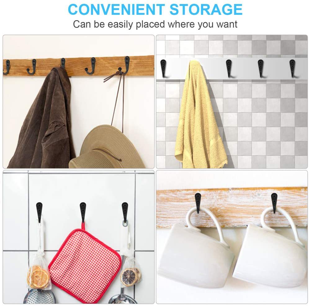Lot de 10 crochets muraux rust - Wall Organizer Pocket avis et prix